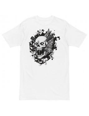 DTG T-shirt Men’s premium heavyweight tee - Skull