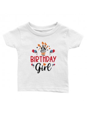 Classic Baby Crewneck T-shirt - Birthday girl